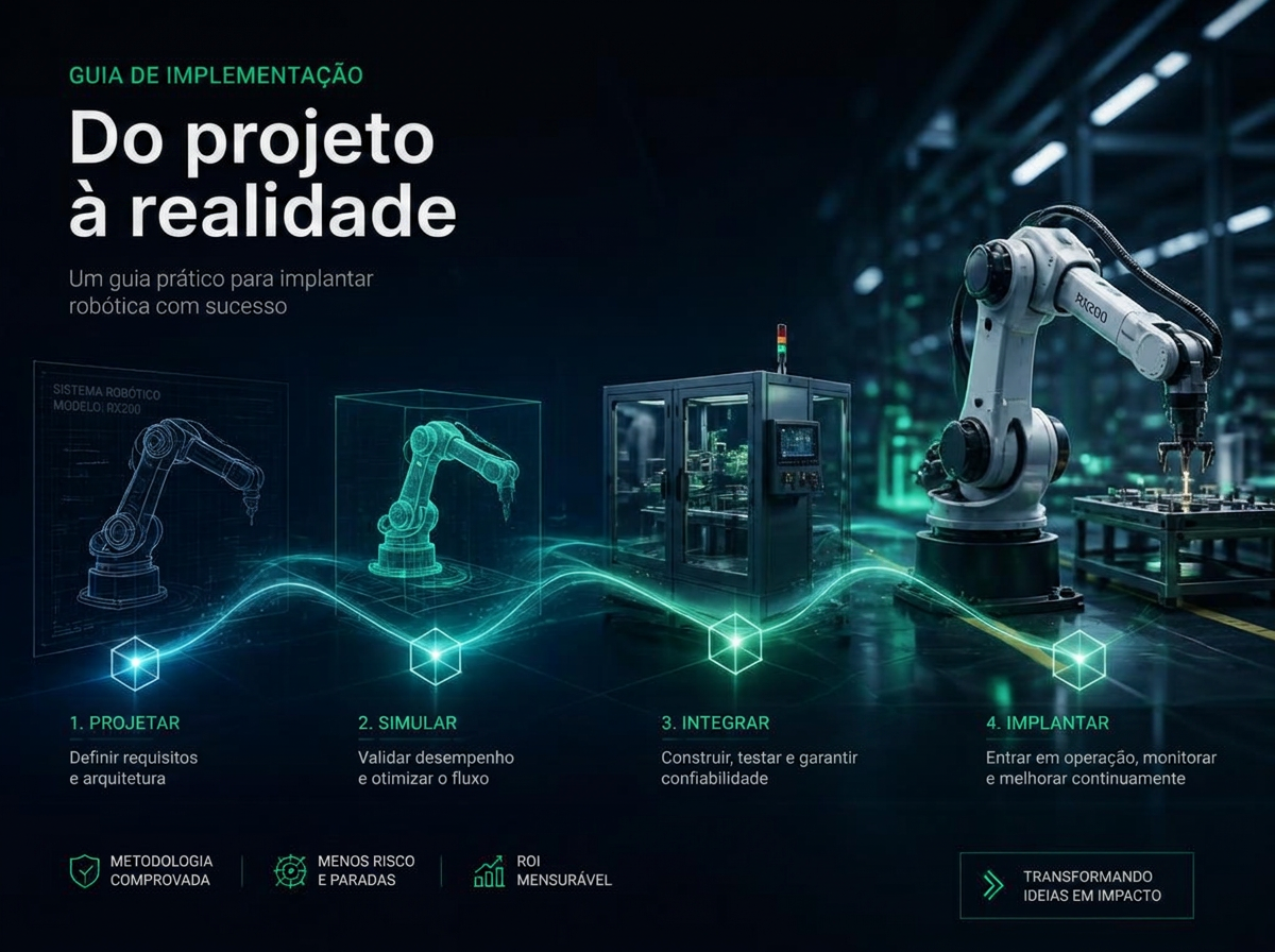 Guia para implementar robôs na sua operação